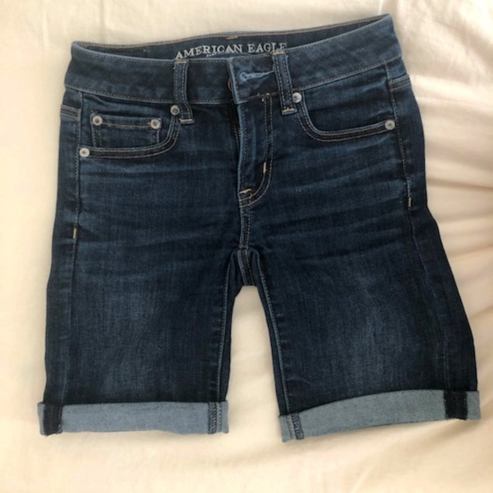 American Eagle Bermuda Denim Shorts